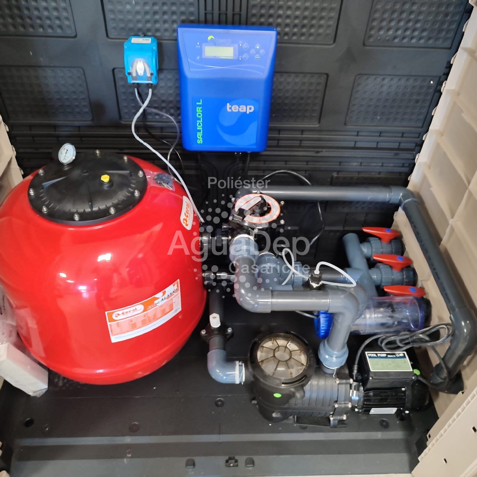 caseta depuradora polietireno