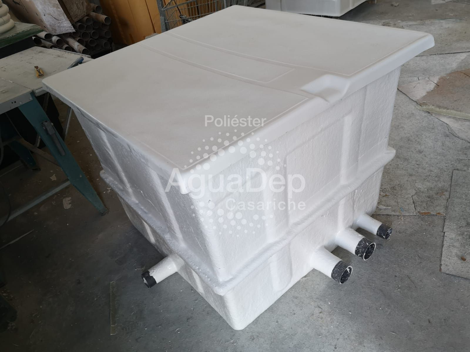 Depósitos Rectangulares tipo Estándar con Tapa